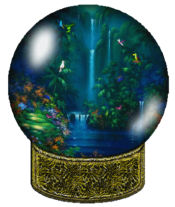 globe chute d'eau